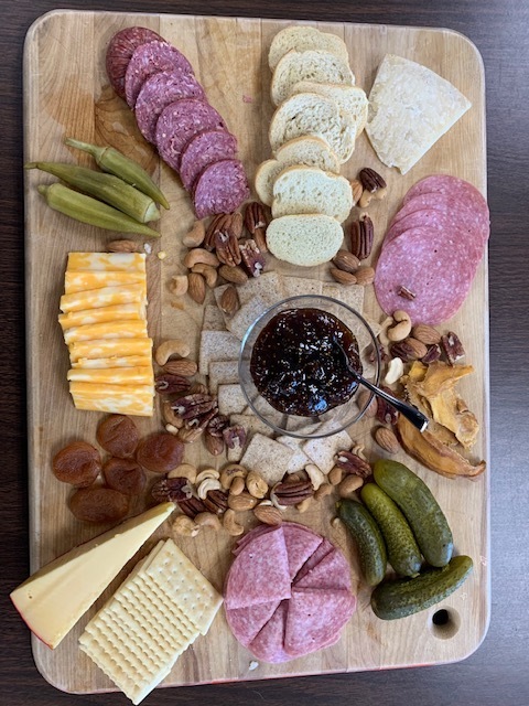 Hard Salami, summer sausage, Parm and Gouda